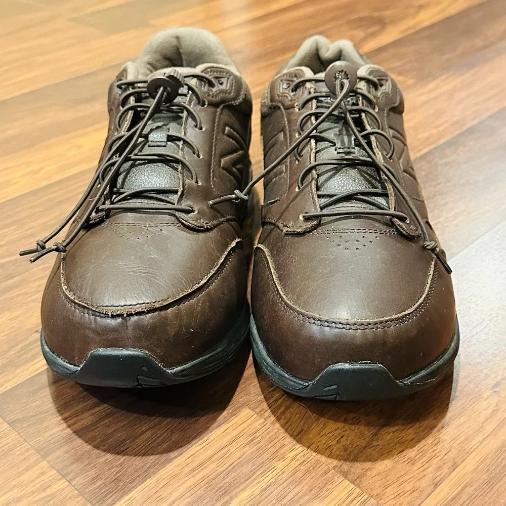 New Balance 928v3 Men's Leather Walking Shoes Brown MW928BR3 Size 10 Drawstring